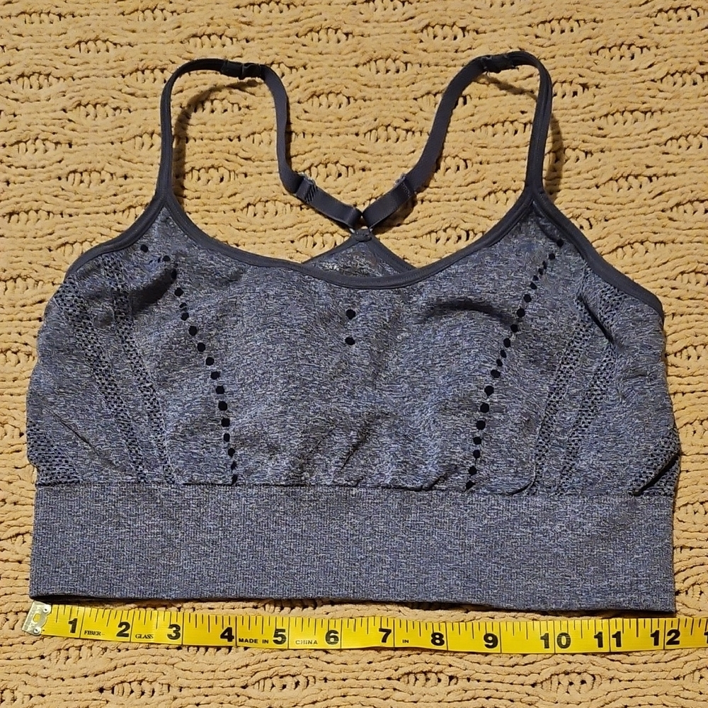 Dark Gray Sports Bra